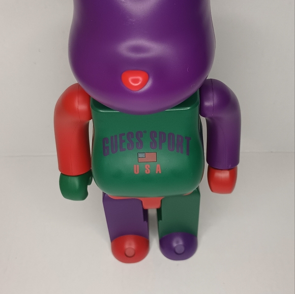 BE@RBRICK 100% & 400%  Guess Sport Logo Medicom toy bearbrick from Japan - Picture 6 of 16